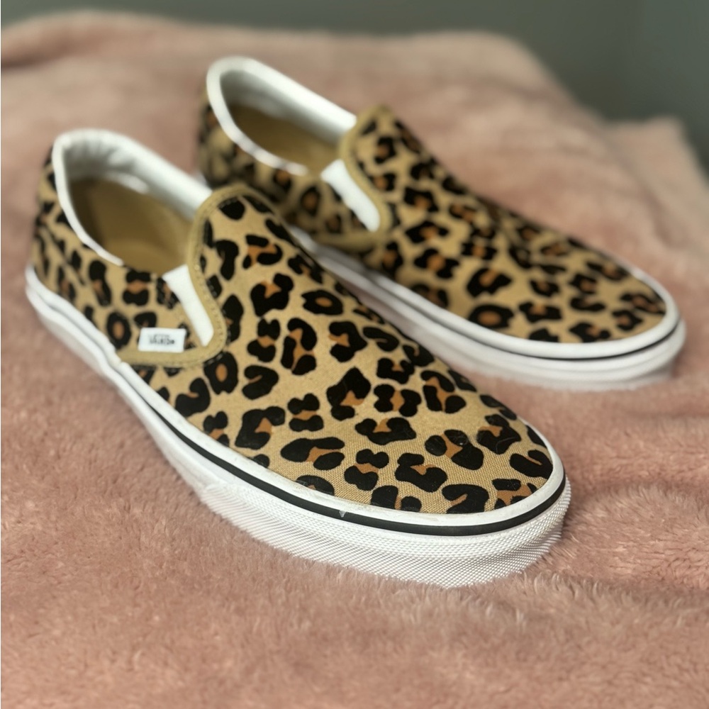 Vans Leopard Print Skate Shoes